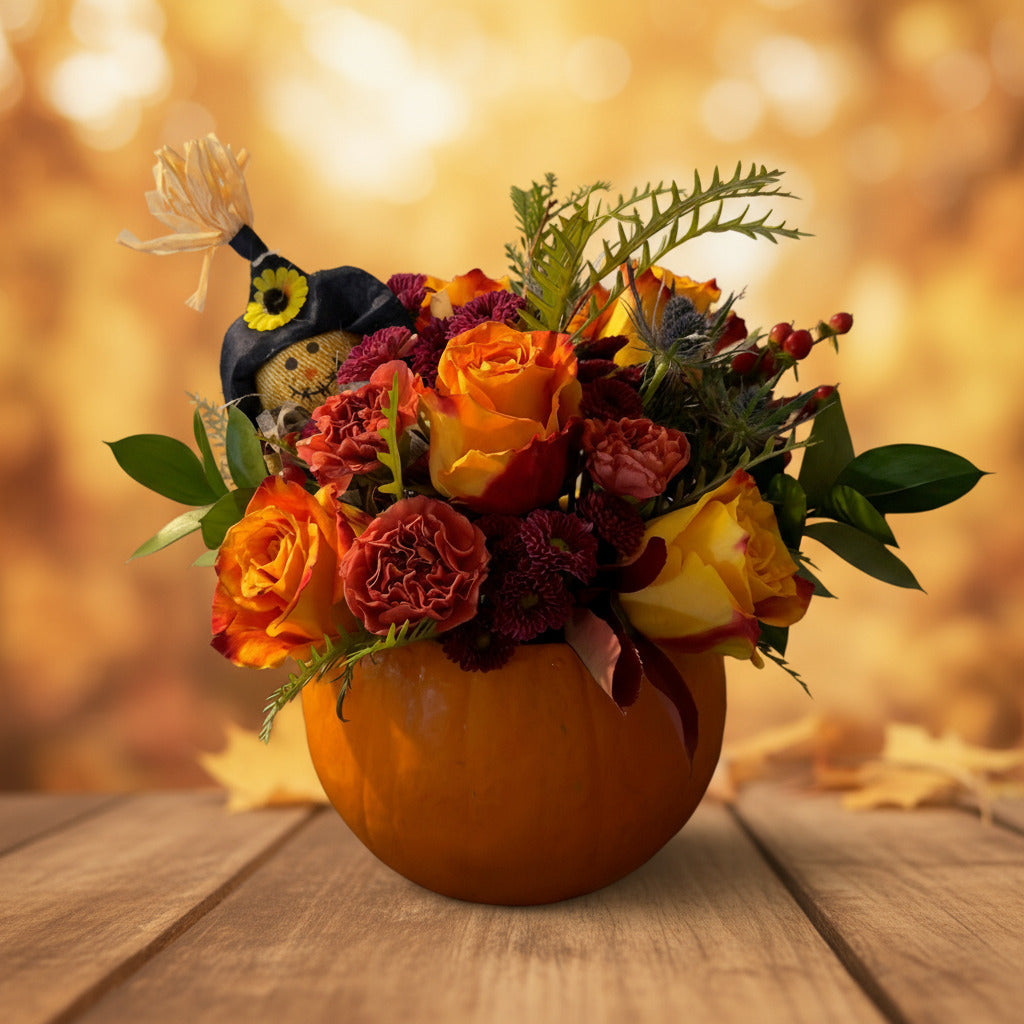 Harvest Pumpkin Arrangement